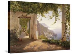 Amalfi Dia Cappuccini-Carl Frederic Aagaard-Stretched Canvas