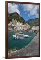 Amalfi from Harbour, Amalfi, Costiera Amalfitana (Amalfi Coast)-Frank Fell-Framed Photographic Print