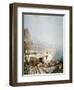 Amalfi - Gulf of Salerno; Amalfi - Golfe De Salerne-Franz Richard Unterberger-Framed Giclee Print