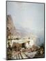 Amalfi - Gulf of Salerno; Amalfi - Golfe De Salerne-Franz Richard Unterberger-Mounted Giclee Print