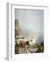 Amalfi - Gulf of Salerno; Amalfi - Golfe De Salerne-Franz Richard Unterberger-Framed Giclee Print