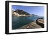 Amalfi Harbour Quayside and View Towards Amalfi Town-Eleanor Scriven-Framed Photographic Print