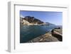 Amalfi Harbour Quayside and View Towards Amalfi Town-Eleanor Scriven-Framed Premium Photographic Print