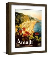 Amalfi Italia - Campania, Italy-Mario Borgoni-Framed Giclee Print