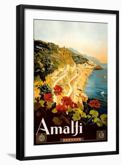 Amalfi Italia - Campania, Italy-Mario Borgoni-Framed Giclee Print