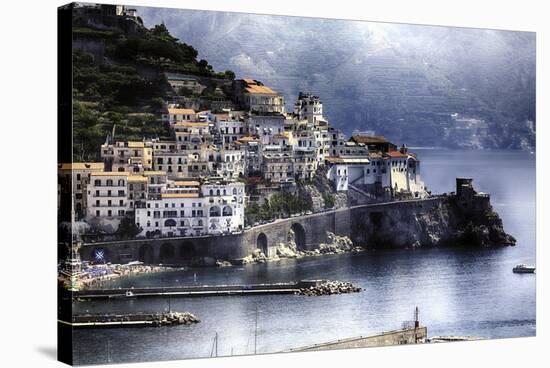 Amalfi Nostalgia-George Oze-Stretched Canvas