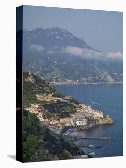 Amalfi Peninsula, Amalfi Coast, UNESCO World Heritage Site, Campania, Italy, Mediterranean, Europe-Angelo Cavalli-Stretched Canvas