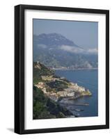 Amalfi Peninsula, Amalfi Coast, UNESCO World Heritage Site, Campania, Italy, Mediterranean, Europe-Angelo Cavalli-Framed Photographic Print