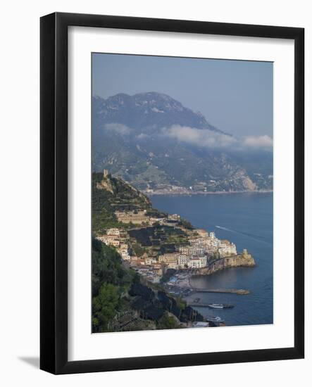 Amalfi Peninsula, Amalfi Coast, UNESCO World Heritage Site, Campania, Italy, Mediterranean, Europe-Angelo Cavalli-Framed Photographic Print