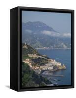 Amalfi Peninsula, Amalfi Coast, UNESCO World Heritage Site, Campania, Italy, Mediterranean, Europe-Angelo Cavalli-Framed Stretched Canvas