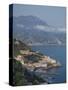 Amalfi Peninsula, Amalfi Coast, UNESCO World Heritage Site, Campania, Italy, Mediterranean, Europe-Angelo Cavalli-Stretched Canvas