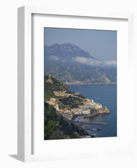 Amalfi Peninsula, Amalfi Coast, UNESCO World Heritage Site, Campania, Italy, Mediterranean, Europe-Angelo Cavalli-Framed Photographic Print