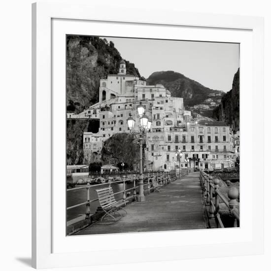 Amalfi Pier I-Alan Blaustein-Framed Photographic Print