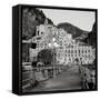 Amalfi Pier I-Alan Blaustein-Framed Stretched Canvas