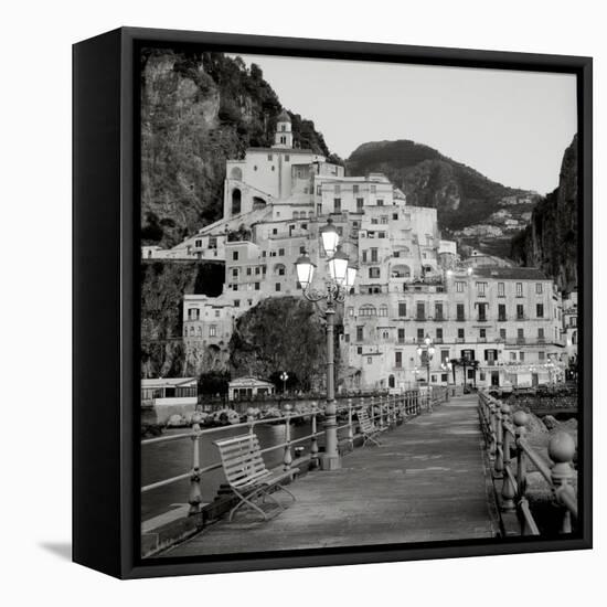 Amalfi Pier I-Alan Blaustein-Framed Stretched Canvas