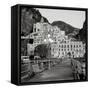 Amalfi Pier I-Alan Blaustein-Framed Stretched Canvas