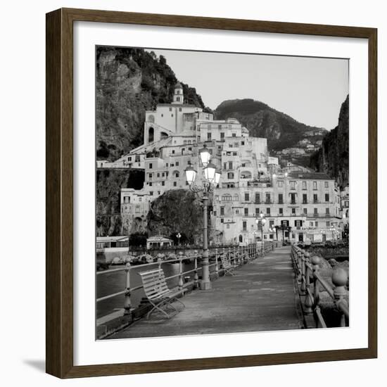 Amalfi Pier I-Alan Blaustein-Framed Photographic Print