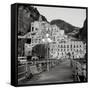 Amalfi Pier I-Alan Blaustein-Framed Stretched Canvas