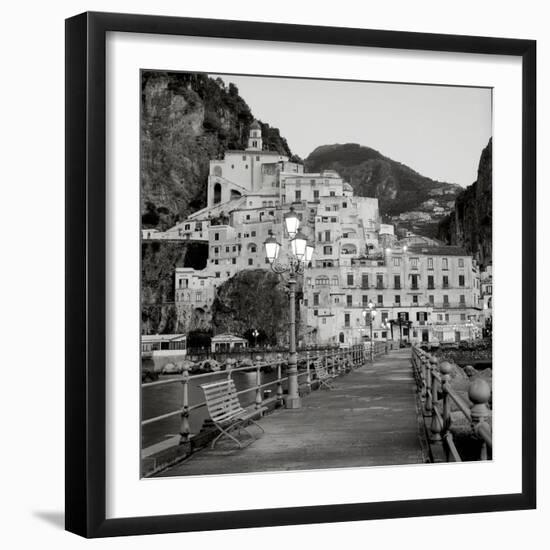 Amalfi Pier I-Alan Blaustein-Framed Photographic Print