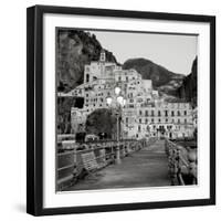 Amalfi Pier I-Alan Blaustein-Framed Photographic Print