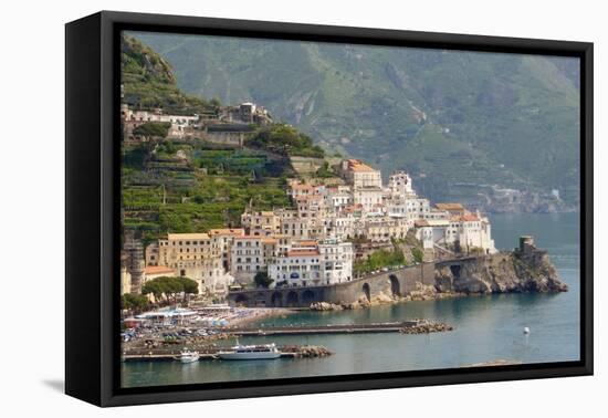 Amalfi Splendor-Marilyn Dunlap-Framed Stretched Canvas