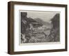 Amalfi, the Scene of the Terrible Landslip on 22 December-null-Framed Premium Giclee Print