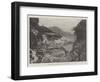 Amalfi, the Scene of the Terrible Landslip on 22 December-null-Framed Premium Giclee Print