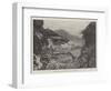 Amalfi, the Scene of the Terrible Landslip on 22 December-null-Framed Premium Giclee Print