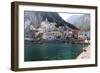 Amalfi Town Coastal View, Campania, Italy-George Oze-Framed Photographic Print