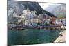 Amalfi Town Coastal View, Campania, Italy-George Oze-Mounted Photographic Print