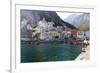 Amalfi Town Coastal View, Campania, Italy-George Oze-Framed Photographic Print