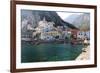 Amalfi Town Coastal View, Campania, Italy-George Oze-Framed Photographic Print