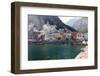 Amalfi Town Coastal View, Campania, Italy-George Oze-Framed Photographic Print