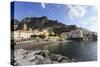 Amalfi, View Towards Beach and Hills, Costiera Amalfitana (Amalfi Coast), Campania, Italy-Eleanor Scriven-Stretched Canvas