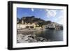 Amalfi, View Towards Beach and Hills, Costiera Amalfitana (Amalfi Coast), Campania, Italy-Eleanor Scriven-Framed Photographic Print