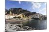 Amalfi, View Towards Beach and Hills, Costiera Amalfitana (Amalfi Coast), Campania, Italy-Eleanor Scriven-Mounted Photographic Print