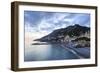 Amalfi Waterfront at Dusk, Costiera Amalfitana (Amalfi Coast), Campania, Italy-Eleanor Scriven-Framed Photographic Print