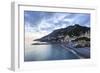 Amalfi Waterfront at Dusk, Costiera Amalfitana (Amalfi Coast), Campania, Italy-Eleanor Scriven-Framed Photographic Print