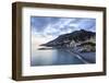 Amalfi Waterfront at Dusk, Costiera Amalfitana (Amalfi Coast), Campania, Italy-Eleanor Scriven-Framed Photographic Print