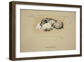 Amalgamation, 1930, 1st Edition of Sleeping Partners-Cecil Aldin-Framed Giclee Print