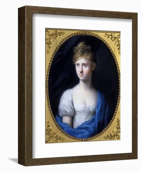 Amalie Adelheid Luise Therese Caroline Princess of Sachsen-Meiningen, C.1808-Johann Heinrich Schroder-Framed Giclee Print