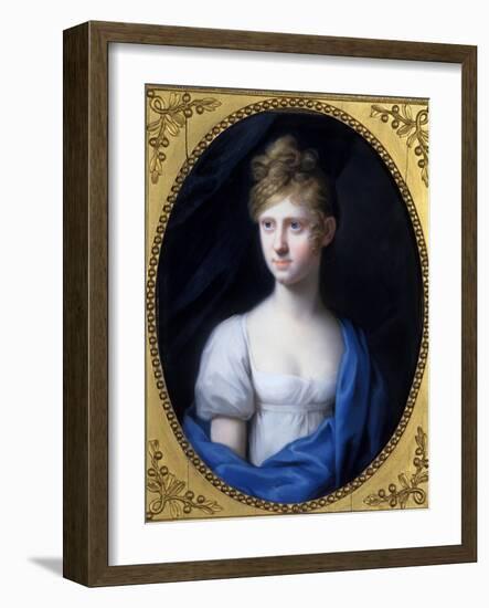 Amalie Adelheid Luise Therese Caroline Princess of Sachsen-Meiningen, C.1808-Johann Heinrich Schroder-Framed Giclee Print