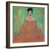 Amalie Zuckerkandl, 1917/18-Gustav Klimt-Framed Giclee Print