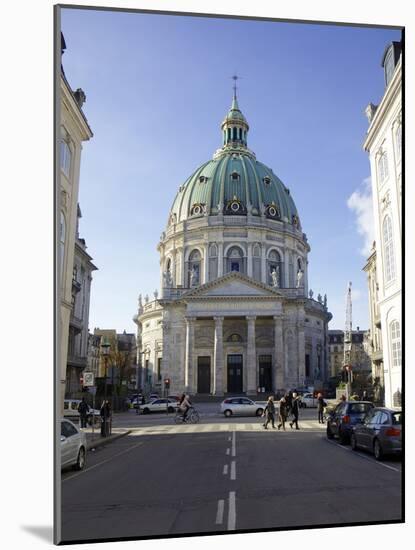 Amalienborg Marmorkirken (Marble Church) (Frederik's Church), Copenhagen, Denmark-Simon Montgomery-Mounted Photographic Print