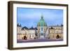 Amalienborg Palace at Dawn, Copenhagen, Denmark, Scandinavia, Europe-Chris Hepburn-Framed Photographic Print