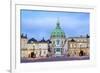 Amalienborg Palace at Dawn, Copenhagen, Denmark, Scandinavia, Europe-Chris Hepburn-Framed Photographic Print