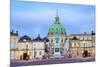 Amalienborg Palace at Dawn, Copenhagen, Denmark, Scandinavia, Europe-Chris Hepburn-Mounted Photographic Print