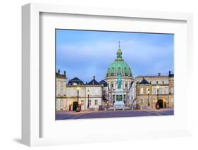 Amalienborg Palace at Dawn, Copenhagen, Denmark, Scandinavia, Europe-Chris Hepburn-Framed Photographic Print