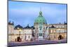 Amalienborg Palace at Dawn, Copenhagen, Denmark, Scandinavia, Europe-Chris Hepburn-Mounted Photographic Print