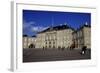 Amalienborg Palace, Winter Residence of the Danish Royal Family, Copenhagen-Simon Montgomery-Framed Photographic Print